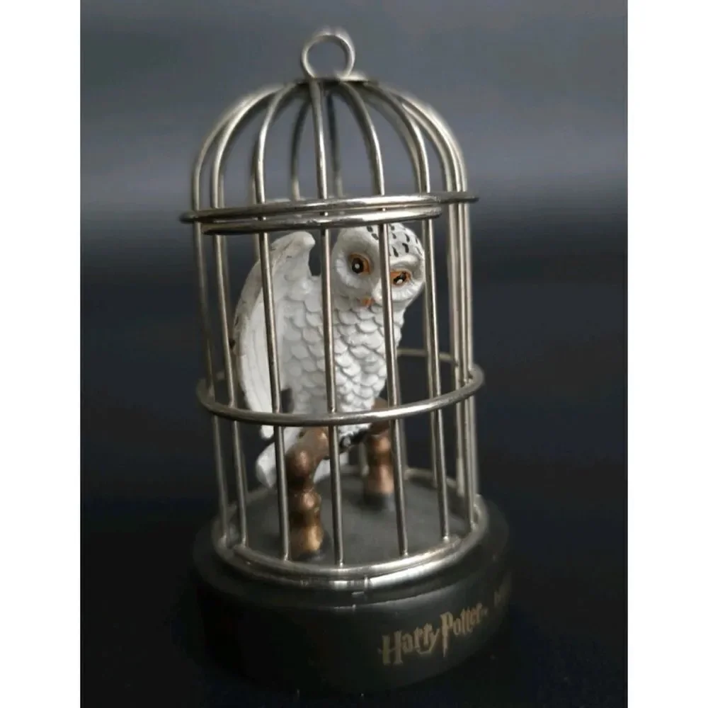 HARRY POTTER HEDWIG OWL BIRD CAGE ORNAMENT WBEI S10 3.25